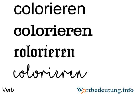 colorieren duden|colorieren‎: Bedeutung, Definition